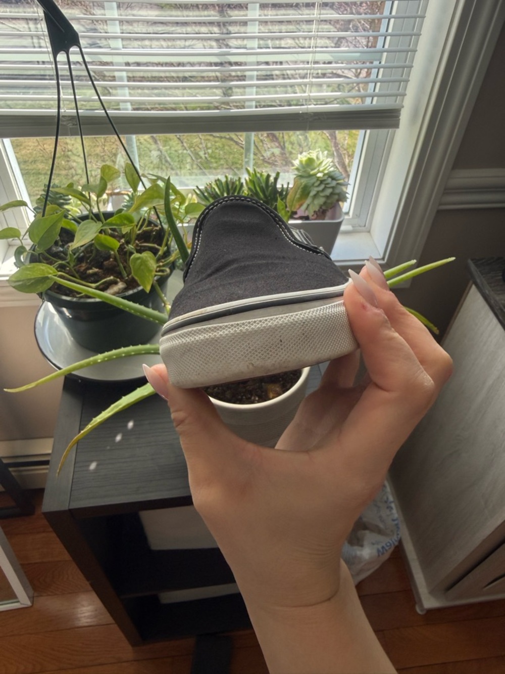 Women’s Black Slip on Vans - Picture 7 of 11